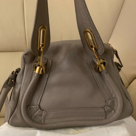 Chloe small Paraty satchel (Motty grey) - Picture 10 of 11